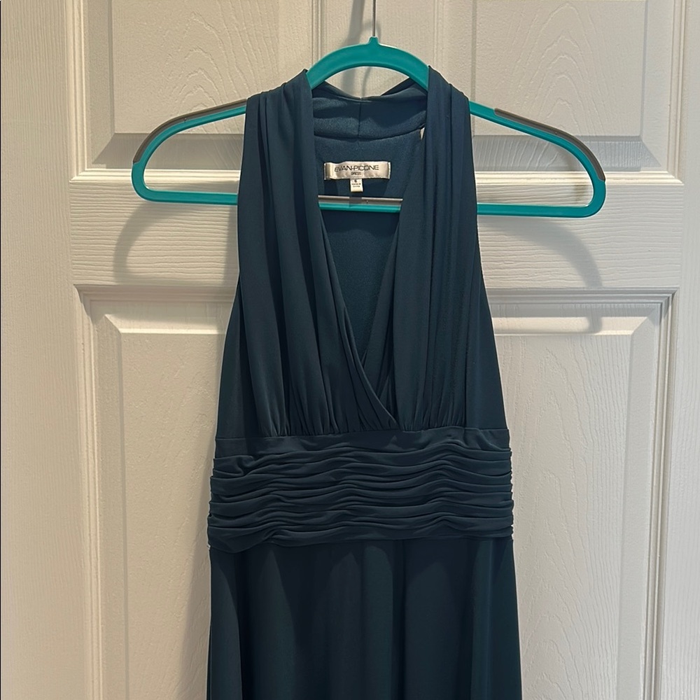 Elegant Teal Sleeveless Dress by Evan-Picone